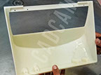 Cybelle Lazer Epilasyon Cihazı ekran arka plastik kapak içten görünüş