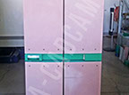 Gardrop Tipi Buzdolabı Kapı Maket kapı iç karkas önden görünüş. Kontrol grubu altta