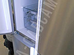 LED Aydınlatmalı Gardrop tipi Buzdolabı Kapı Maketi kapı aydınlatmaları kapı açıkken yakın plan görünüş