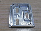 Aluminyum USB Priz Ön kapak içten görünüş yan çevrilmiş